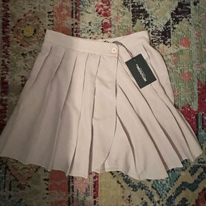 Mini Beige Skirt